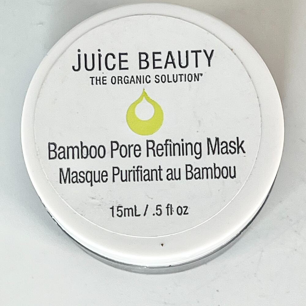 Juice Beauty Bamboo Pore Refining Mask Clarify Gently Exfoliate Travel .5 oz New - Picture 2 of 5